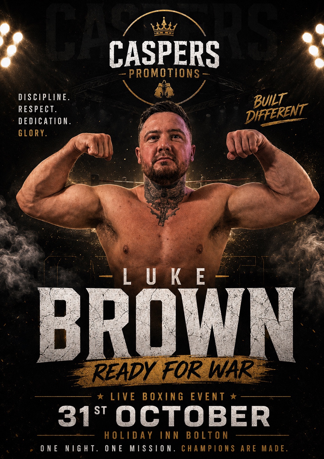 Luke Brown fighter poster